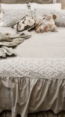 画像4: Chez moi ベッドカバー アラベスク　レースフリル (4)