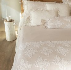 画像1: Chez moi ベッドカバー フローラ　レース (1)