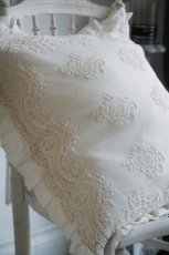 画像10: Chez moi クッションカバー Corinzio Luxury シェモア フリルクッション (10)