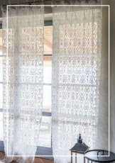 画像1: Chez moi レースカーテン Arabesque (1)