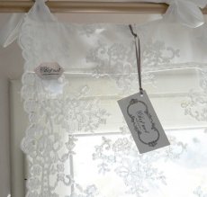画像4: Chez moiイタリア バルーンカーテン Flora カフェカーテン (4)