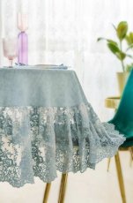 画像1: Chez moi イタリア テーブルクロス Provenza リネン＆レース (1)
